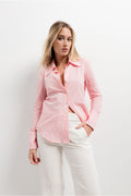 Camisa fluida rosa . - ZeniShop 