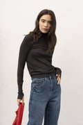 JEANS TURN UP WIDE LEG - ZeniShop 