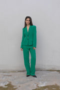 Blazer entallada verde Emarola - ZeniShop 