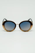 Q2 Gafas de sol ovaladas Golden Sunset Spot